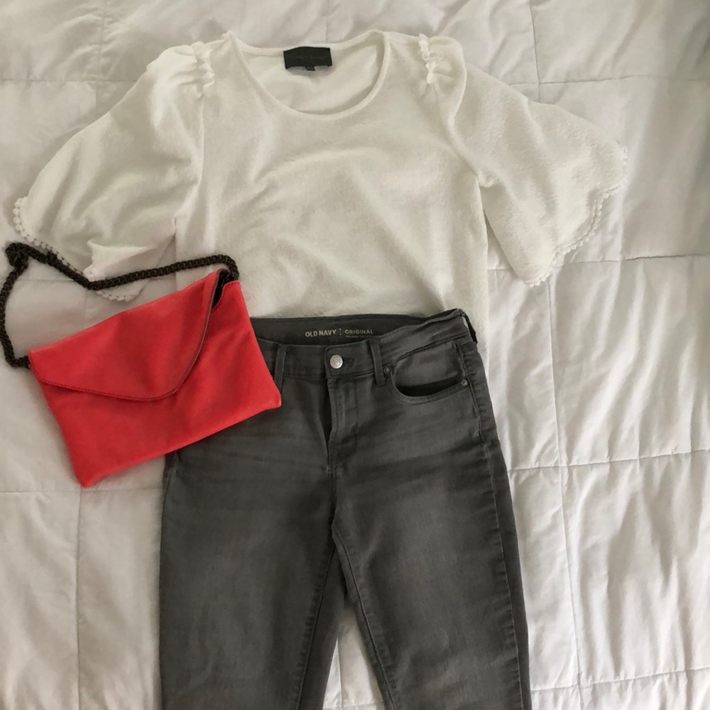 Old Navy mid-rise skinny jeans - Gray-wash